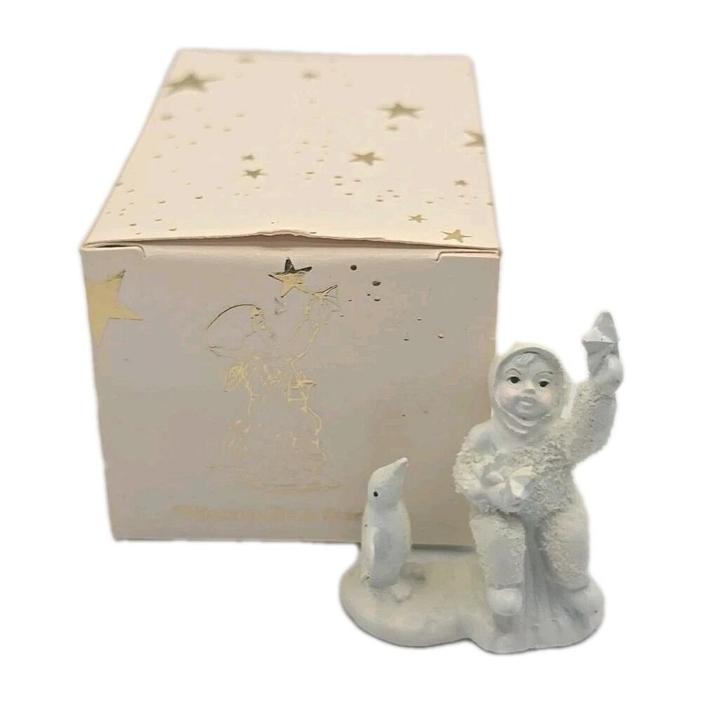 Vtg Snowbabies Dept. 56 Wishing On A Star Pewter Miniatures 7626 U311